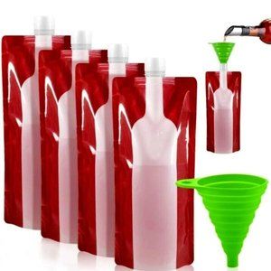 Foldable-reusable plastic flask